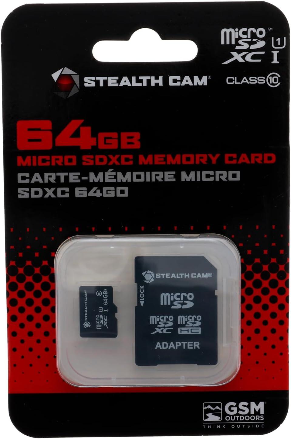 image:imageSTEALTH CAM SD Card HighSpeed Data Transferring Storage Game Trail Hunting Scouting Photo Video Recording Cameras SDHC 16GB SD Memory Card64GB MicroSD Card