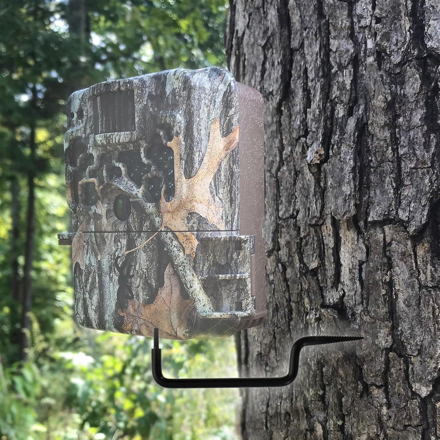 image:imageSTEALTH CAM Universal Fit 14 Tripod Mount Compact Stabilizing Durable Steel 825 Width 2375 Height Hunting Trail Camera Tree Screw Mount 3 Pack