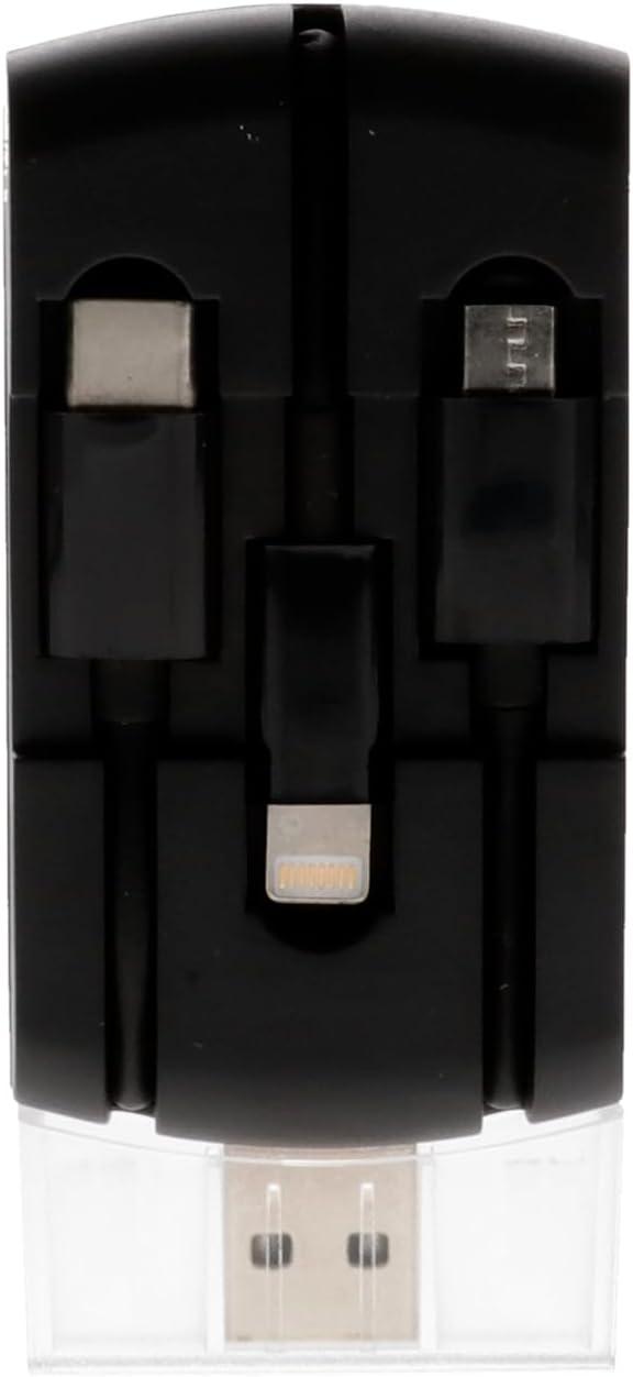 image:imageStealth CAM 4in1 Card Reader for iOS amp Android Phone Tablet PC USBCMicroUSBUSB 20Lightning Hunting Scouting Trail Camera SDMicroSD MultiPort Memory Card Adapter