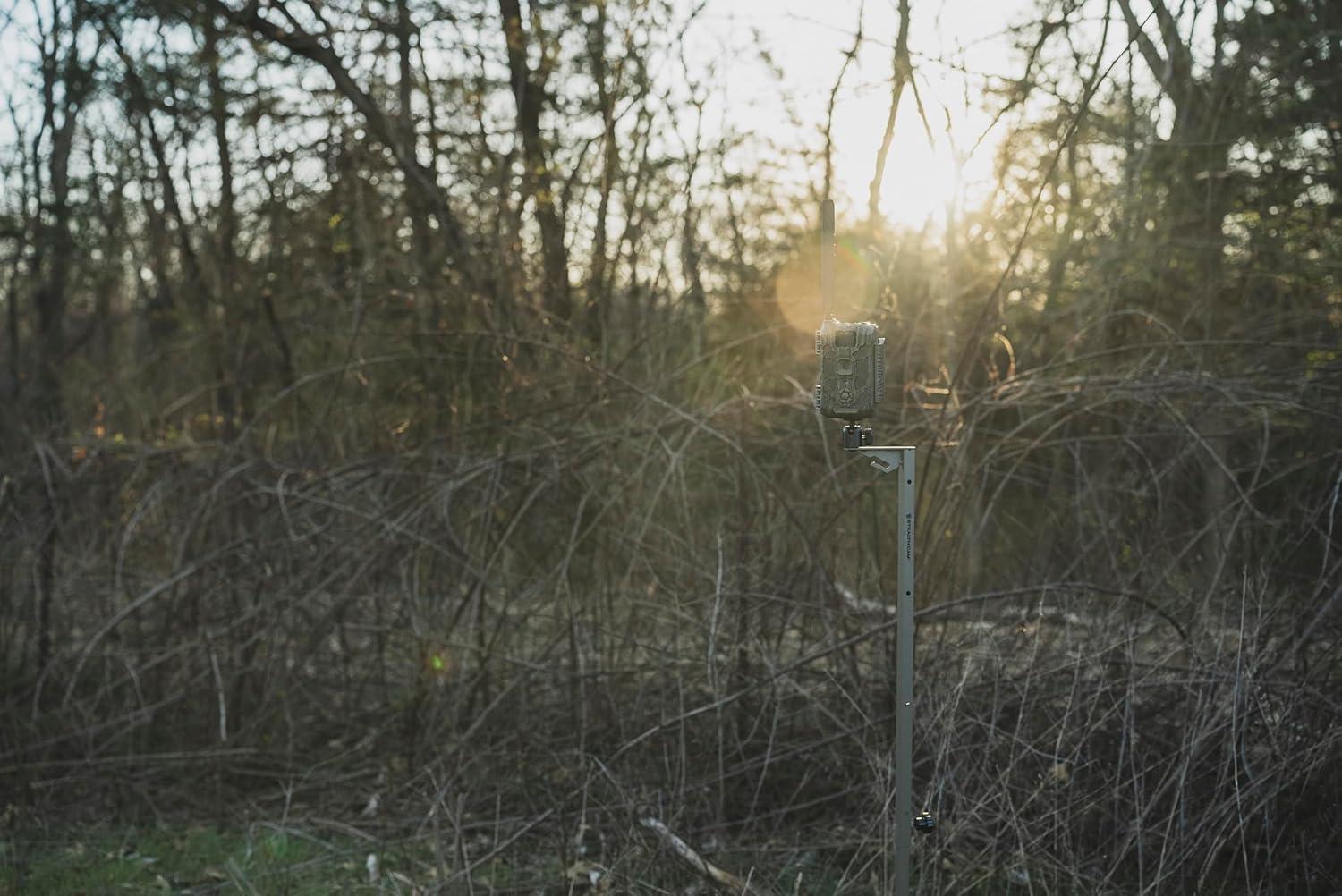 image:imageStealth CAM Adjustable 2949 Expandable Height 14 Tripod MultiPivot Stable Rugged Steel Hunting Trail Camera amp Solar Pak Battery Mounting Post