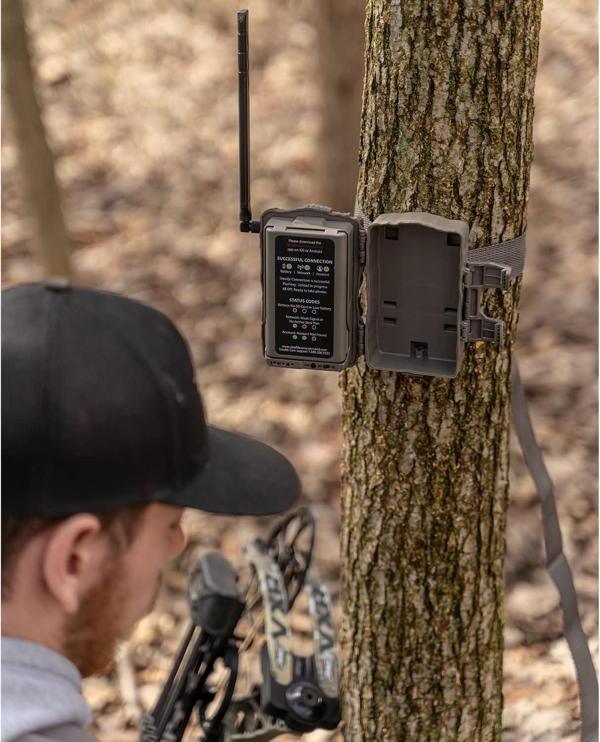 image:imageStealth CAM Fusion XPro Dual Sim 36 MP Photo amp 720P HD Video 04 Sec Trigger Speed Wireless Hunting Trail Camera Available on ATampT amp Verizon1 Count