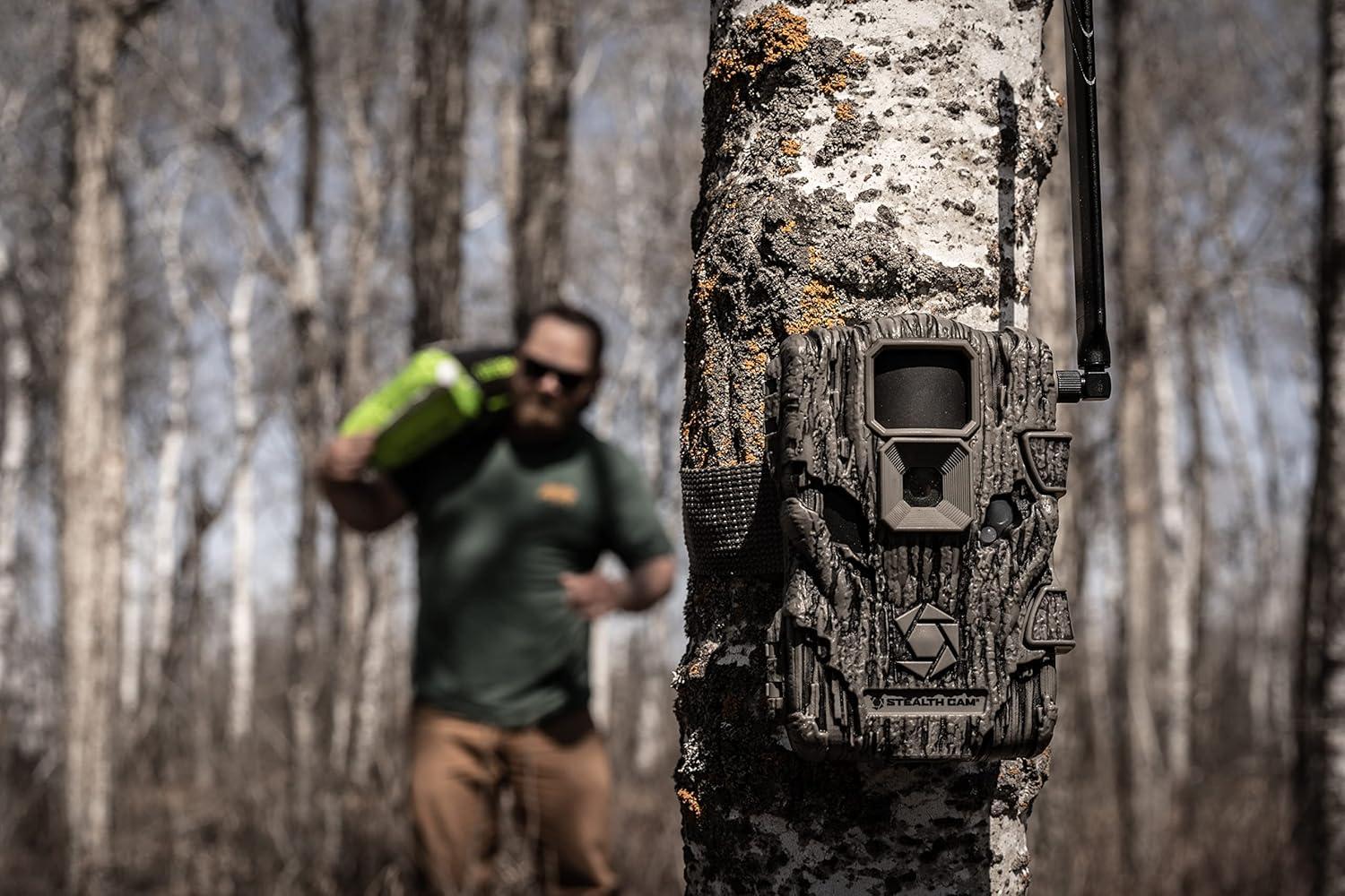 image:imageStealth CAM Fusion XPro Dual Sim 36 MP Photo amp 720P HD Video 04 Sec Trigger Speed Wireless Hunting Trail Camera Available on ATampT amp Verizon1 Count