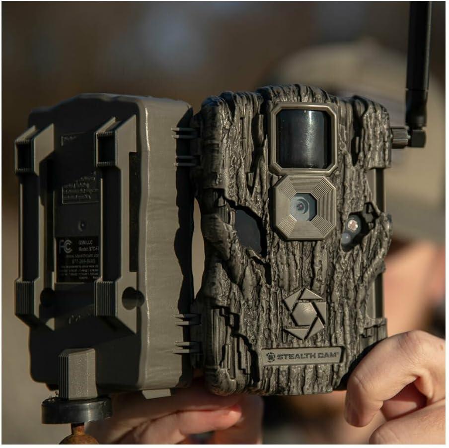 image:imageStealth CAM Fusion XPro Dual Sim 36 MP Photo amp 720P HD Video 04 Sec Trigger Speed Wireless Hunting Trail Camera Available on ATampT amp Verizon1 Count