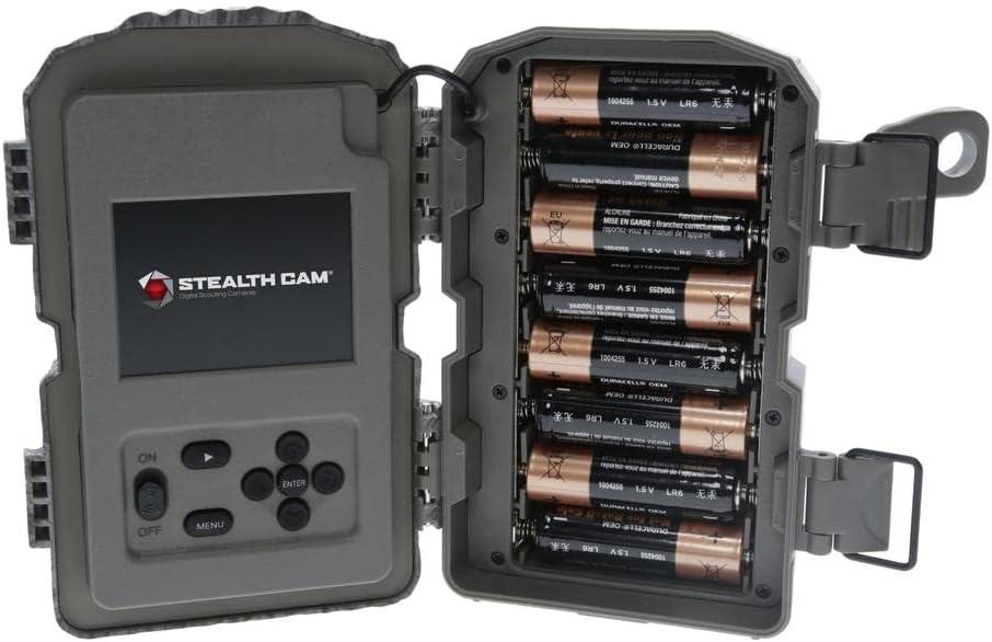 image:imageStealth CAM GMAX32 NO GLO Vision 32MP Photo amp 1080P Video at 30FPS 42940nm LEDs 04 Sec Trigger Speed 100Ft Detection amp IR Range Hunting Trail CameraGMAX32 NO GLO Vision