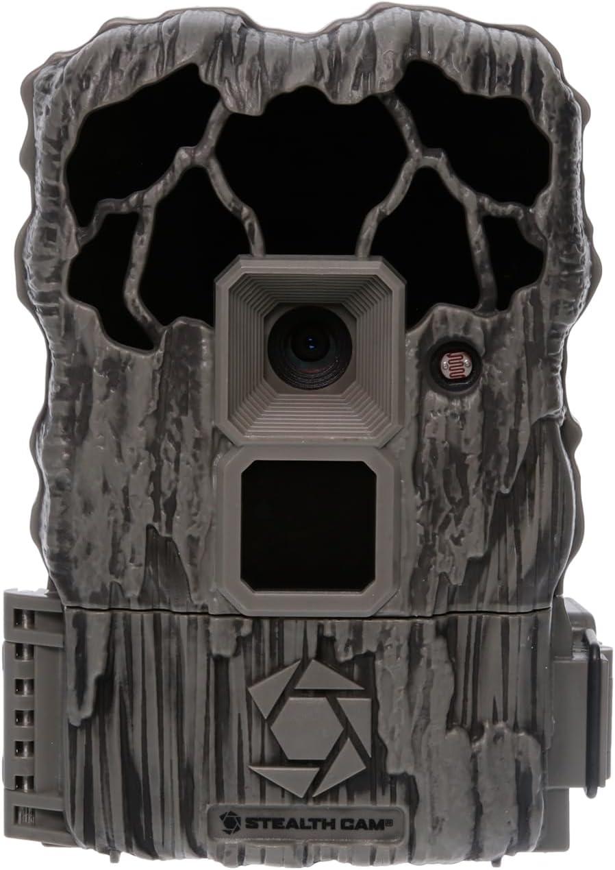 image:imageStealth CAM QS20 20MP Photo amp 720P Video at 30FPS 08 Sec Trigger Speed 80Ft Detection amp IR Range Compact Hunting Trail Camera 32GB SD Card SupportedQS20NG NO GLO Combo Pack with 8 AA Batteries 16GB SD Card