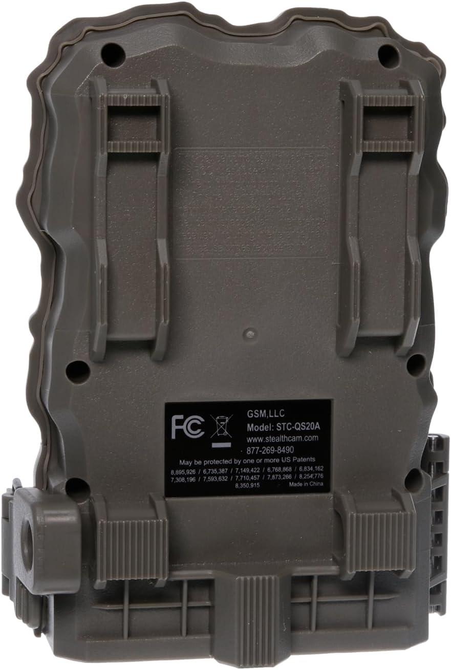 image:imageStealth CAM QS20 20MP Photo amp 720P Video at 30FPS 08 Sec Trigger Speed 80Ft Detection amp IR Range Compact Hunting Trail Camera 32GB SD Card SupportedQS20 LoGlo Infrared Trail Camera