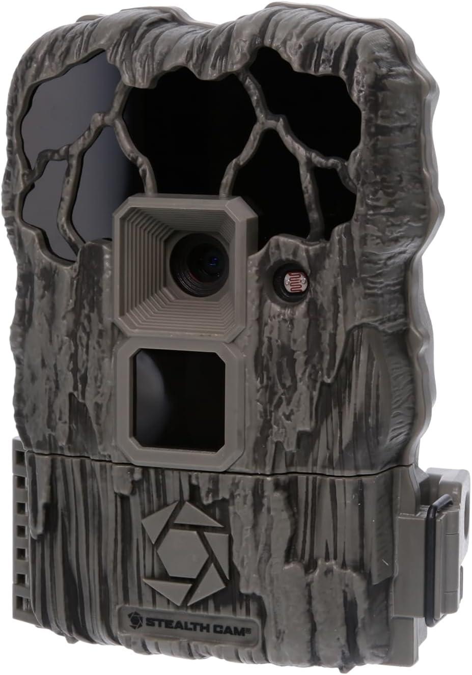 image:imageStealth CAM QS20 20MP Photo amp 720P Video at 30FPS 08 Sec Trigger Speed 80Ft Detection amp IR Range Compact Hunting Trail Camera 32GB SD Card SupportedQS20NG NO GLO Combo Pack with 8 AA Batteries 16GB SD Card