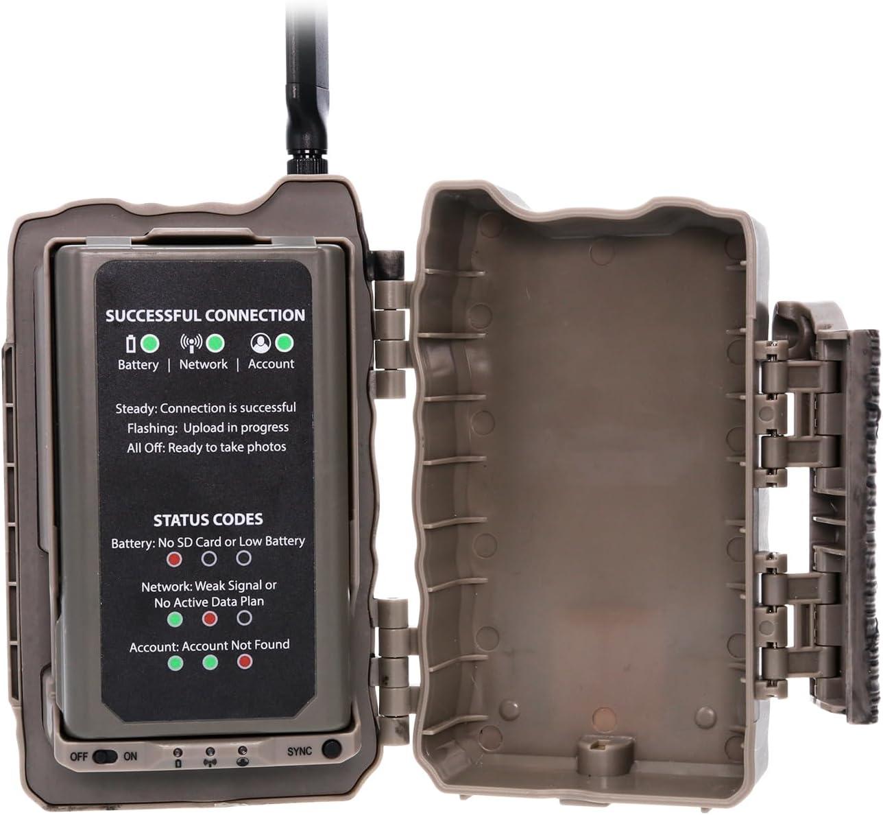 image:imageStealth Cam Deceptor MAX Dual Sim 40MP Photo amp 1440P QHD Video NoGlo LED Hunting Cellular Trail Camera Available on ATampT amp Verizon 2 PackSingle