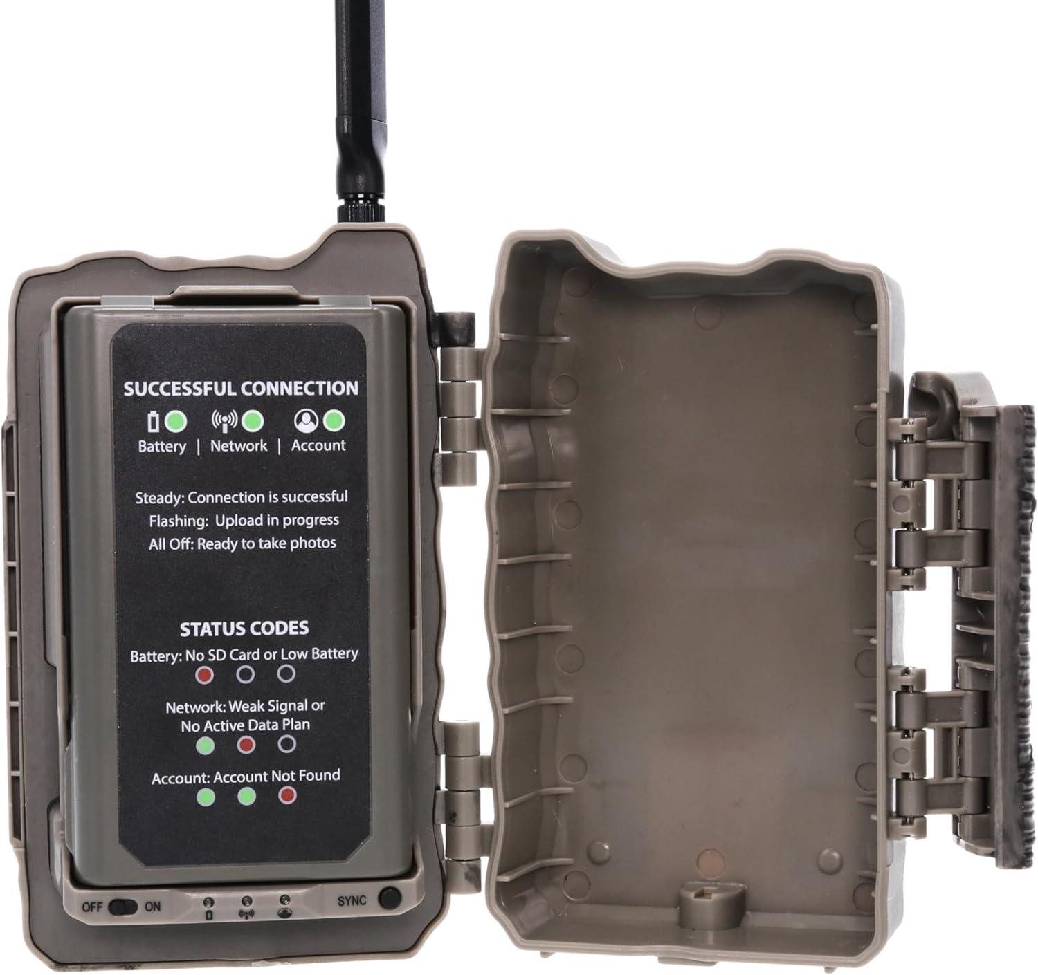 image:imageStealth Cam Deceptor MAX Dual Sim 40MP Photo amp 1440P QHD Video NoGlo LED Hunting Cellular Trail Camera Available on ATampT amp Verizon 2 PackSingle