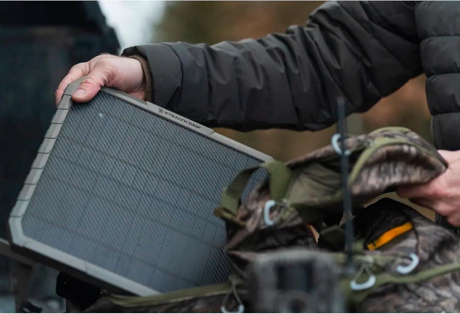 image:imageStealth Cam FieldMax External EX 3000 mAh Solar Battery Pack with 10Inch Solar Panel for Revolver Flashback Deceptor Max and Fusion Max Cellular Trail Cameras3 000 mAh