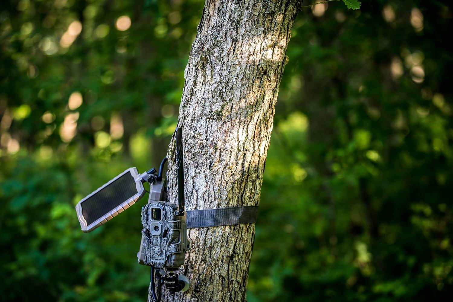 image:imageStealth Cam FieldMax External EX 3000 mAh Solar Battery Pack with 10Inch Solar Panel for Revolver Flashback Deceptor Max and Fusion Max Cellular Trail Cameras3 000 mAh