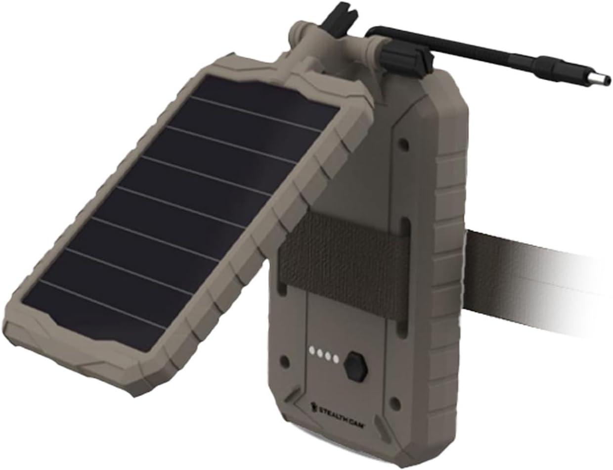 image:imageStealth Cam FieldMax External EX 3000 mAh Solar Battery Pack with 10Inch Solar Panel for Revolver Flashback Deceptor Max and Fusion Max Cellular Trail Cameras3000mAh 2PK