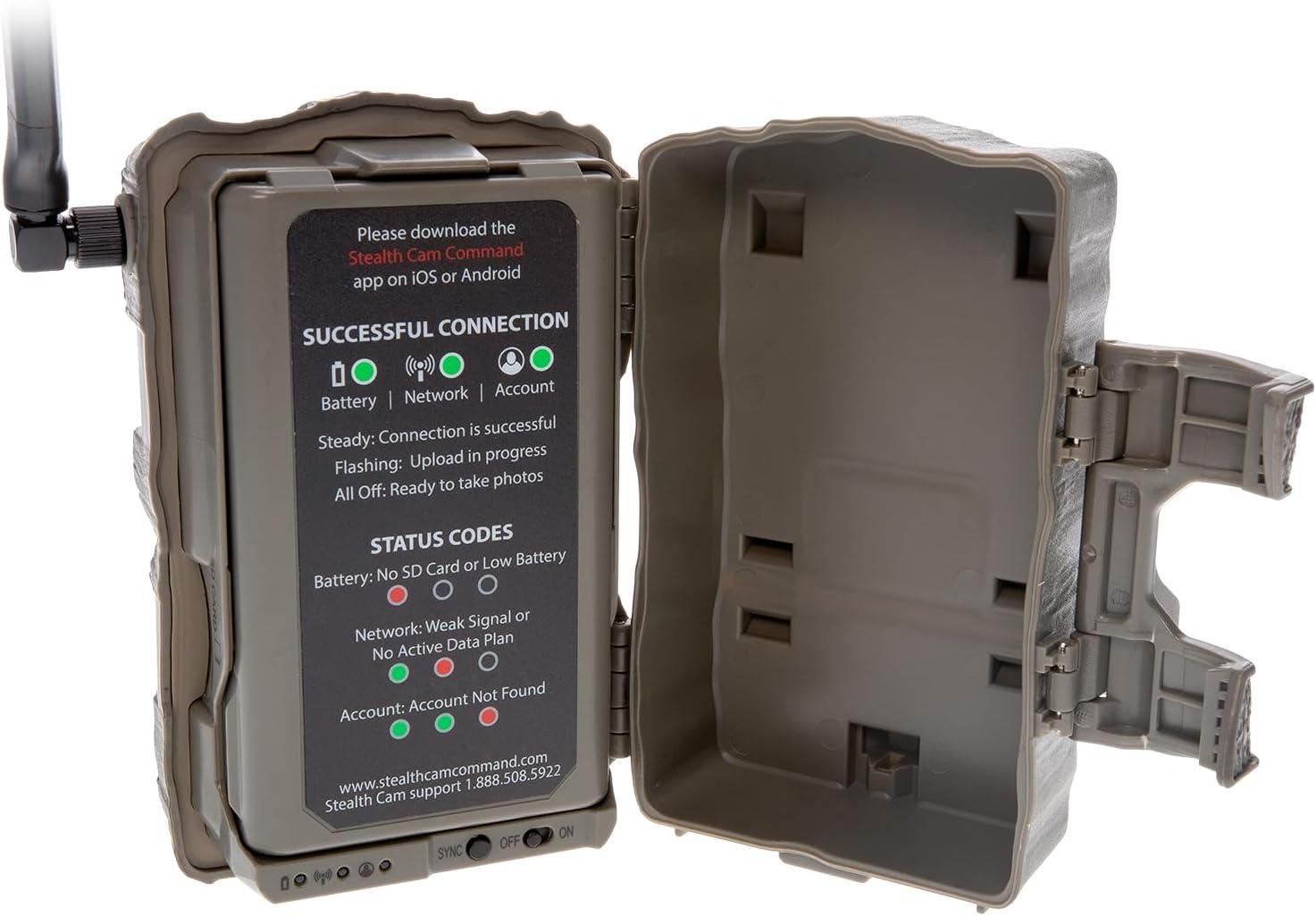 image:imageStealth Cam Fusion MAX Dual Sim 36MP Photo amp 1080P HD Video 035 Sec Trigger Speed AppControl Hunting Cellular Trail Camera Available on ATampT amp Verizon 2 PackSingle