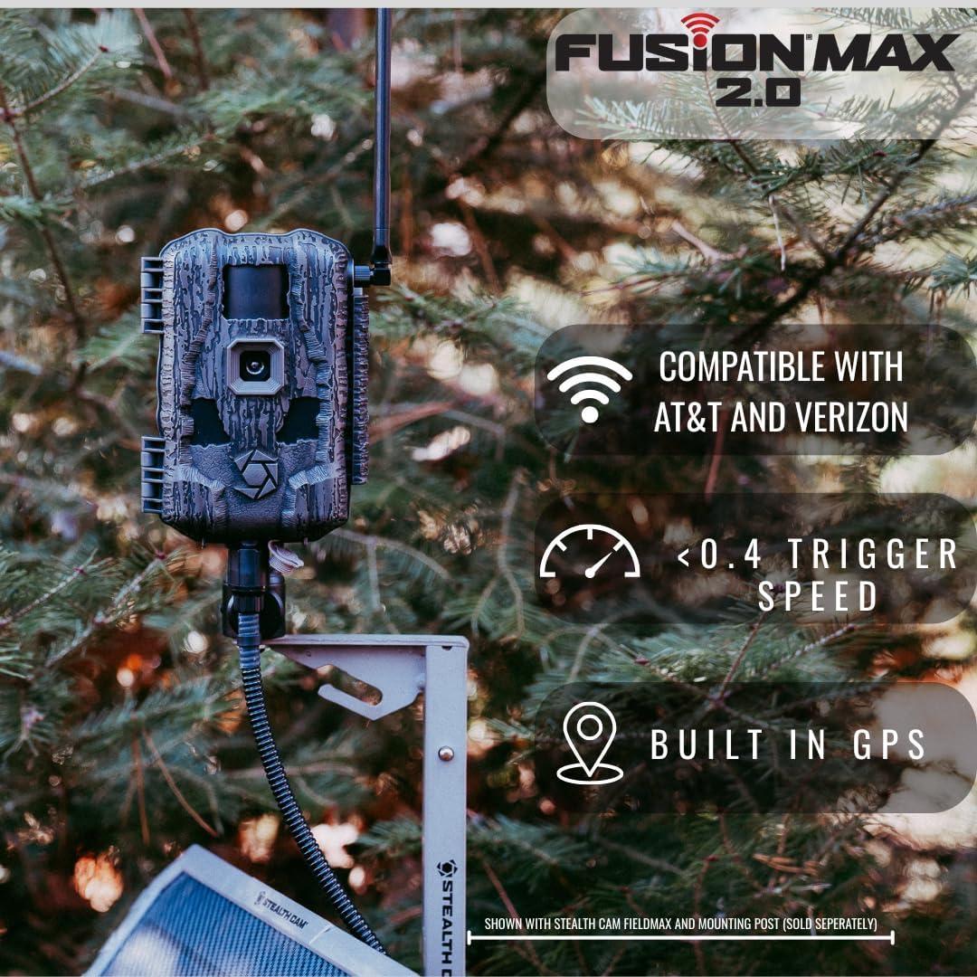 image:imageStealth Cam Fusion MAX Dual Sim 36MP Photo amp 1080P HD Video 035 Sec Trigger Speed AppControl Hunting Cellular Trail Camera Available on ATampT amp Verizon 2 Pack2 Pack