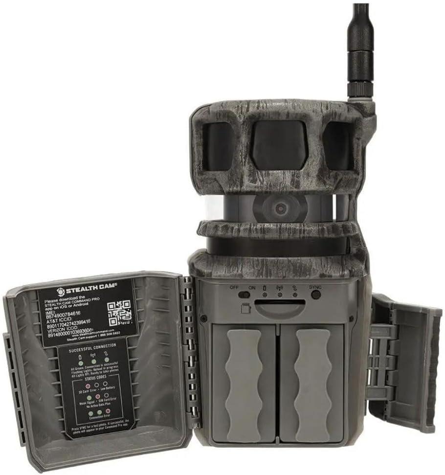 image:imageStealth Cam Revolver PRO 40MP Photo 1440P at 30 FPS QHD Video 04 Sec Trigger Speed 360Degree Panoramic View Builtin GPS Hunting Cellular Trail CameraREVOLVER