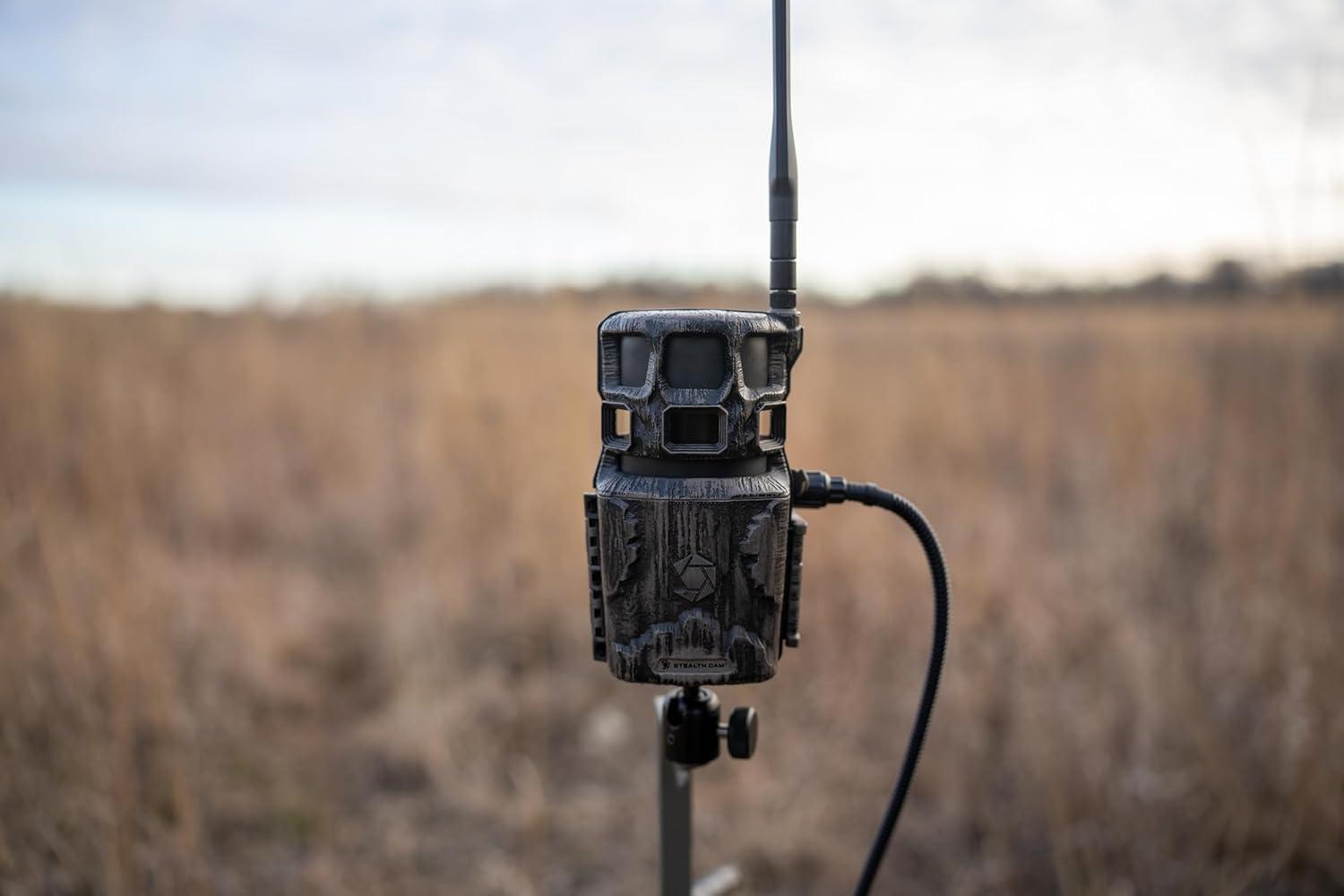 image:imageStealth Cam Revolver PRO 40MP Photo 1440P at 30 FPS QHD Video 04 Sec Trigger Speed 360Degree Panoramic View Builtin GPS Hunting Cellular Trail CameraREVOLVER PRO 20