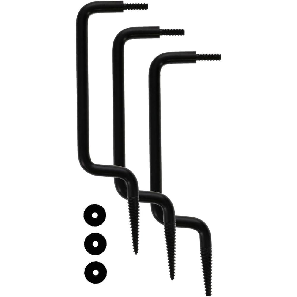 image:imageSTEALTH CAM Universal Fit 14 Tripod Mount Compact Stabilizing Durable Steel 825 Width 2375 Height Hunting Trail Camera Tree Screw Mount 3 Pack