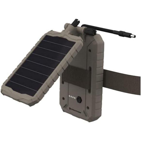 image:imageStealth CAM Durable SolPak 3X Solar Battery Pack  12V Solar Power Panel 3000 MAH Rechargeable Battery amp 10ft Insulated Cable  Compatible with All WirelessCellular Trail Cameras