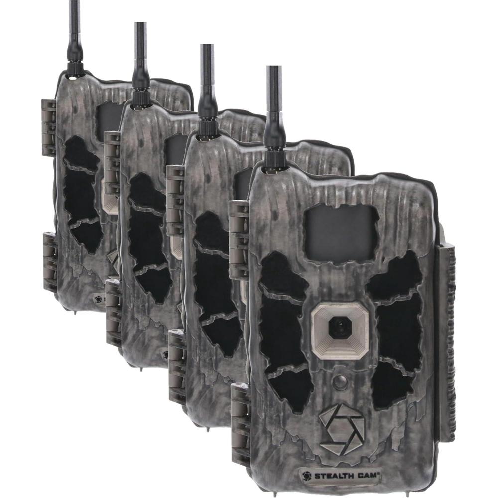 image:imageStealth Cam Deceptor MAX Dual Sim 40MP Photo amp 1440P QHD Video NoGlo LED Hunting Cellular Trail Camera Available on ATampT amp Verizon 2 PackSingle Pack of 4