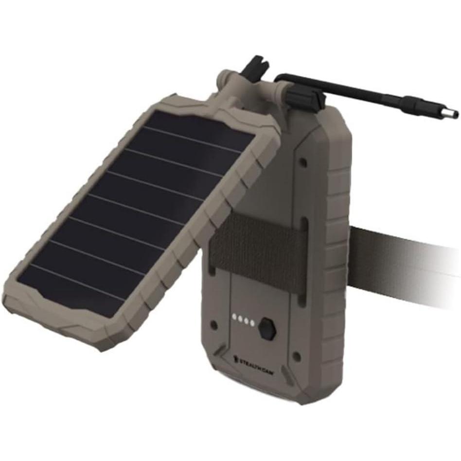 image:imageStealth Cam FieldMax External EX 3000 mAh Solar Battery Pack with 10Inch Solar Panel for Revolver Flashback Deceptor Max and Fusion Max Cellular Trail Cameras5 000 mAh