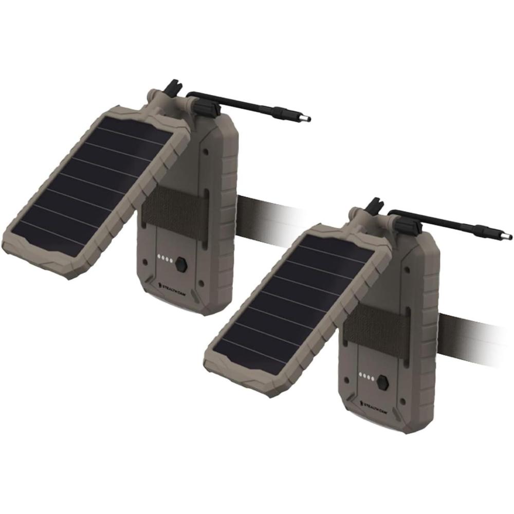 image:imageStealth Cam FieldMax External EX 3000 mAh Solar Battery Pack with 10Inch Solar Panel for Revolver Flashback Deceptor Max and Fusion Max Cellular Trail Cameras3000mAh 2PK