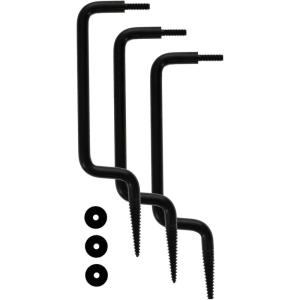 STEALTH CAM Universal Fit 1/4″ Tripod Mount Compact Stabilizing Durable Steel 8.25″ Width 2.375″ Height Hunting Trail Camera Tree Screw Mount, 3 Pack