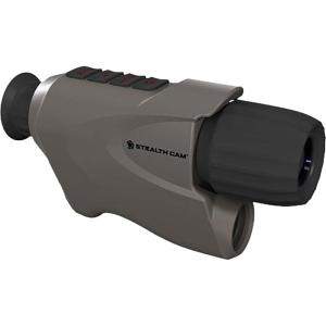 Stealth CAM Shockproof No-Slip 3x20mm HQ Objective Lens High-Resolution 9X Infrared Filter Low Light Night Hunting Digital Monocular(Digital NV Monocular with Video Recording)