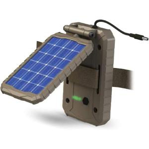 Stealth Cam FieldMax External EX 3000 mAh Solar Battery Pack with 10-Inch Solar Panel for Revolver, Flashback, Deceptor Max, and Fusion Max Cellular Trail Cameras(3 000 mAh)