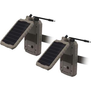 Stealth Cam FieldMax External EX 3000 mAh Solar Battery Pack with 10-Inch Solar Panel for Revolver, Flashback, Deceptor Max, and Fusion Max Cellular Trail Cameras(3000mAh 2PK)