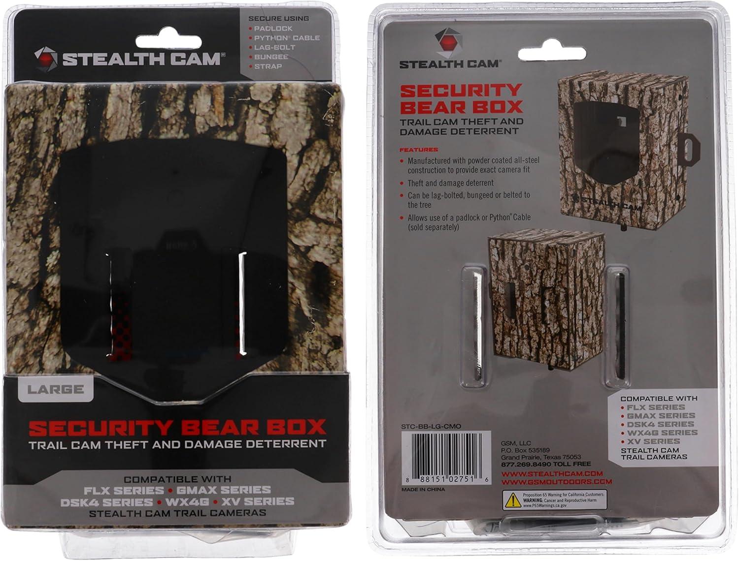 image:imageStealth CAM SecurityBear Box Durable Mountable WeatherResistant AntiTheft Wildlife Surveillance Game Hunting Trail Camera Protective HeavyDuty Metal BoxCamo
