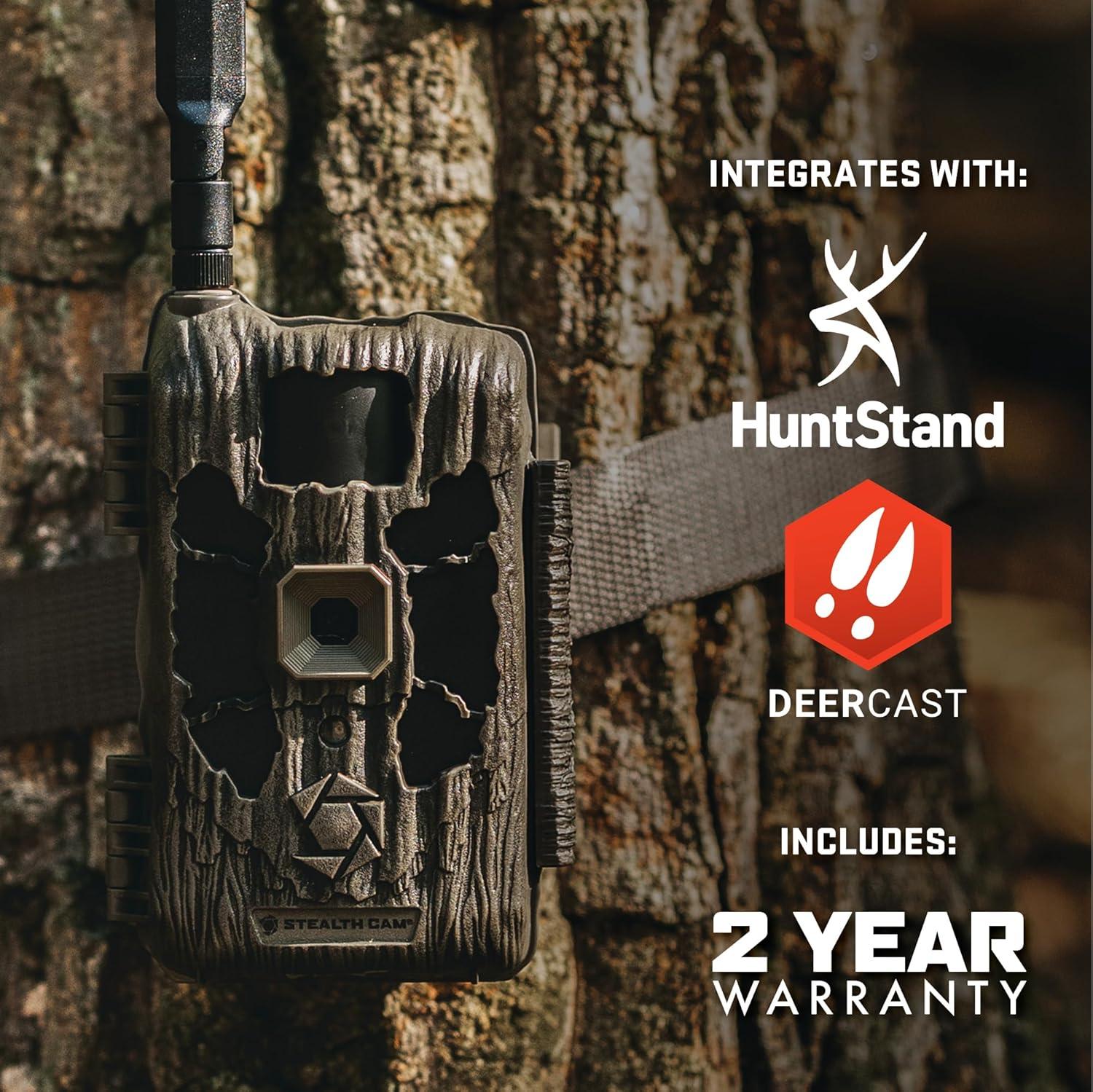 image:imageStealth Cam Deceptor MAX 30 Cellular Trail Camera 50MP Photos 1440P Video 03s Trigger 100 ft Range 940nm No Glow DualCore AI Live On Demand GPS 16GB Memory