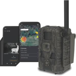 Stealth Cam Fusion™ MAX 3.0 Cellular Trail Camera – AT&T & Verizon Auto Connect – 1080P Video w/Audio – 100 ft Detection – 0.4s Trigger – 32GB Memory – 16AA Battery – Command App