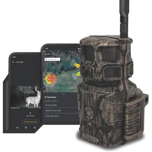 Stealth Cam Revolver™ PRO 3.0 360° Cellular Trail Camera – 50MP Photos – 1440P QHD Video w/Audio – Dual-Core – AI Detection w/Rack Alert – PIR Zone Control – 32GB Memory