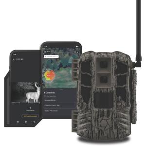 Stealth Cam Spectre 4K Pro Dual-Core Cellular Trail Camera – 56MP Photos – 4K Ultra HD Video w/Audio – AI Detection w/Rack Alert – PIR Zone Control – Dual Image Sensors – 32GB Memory – Command App